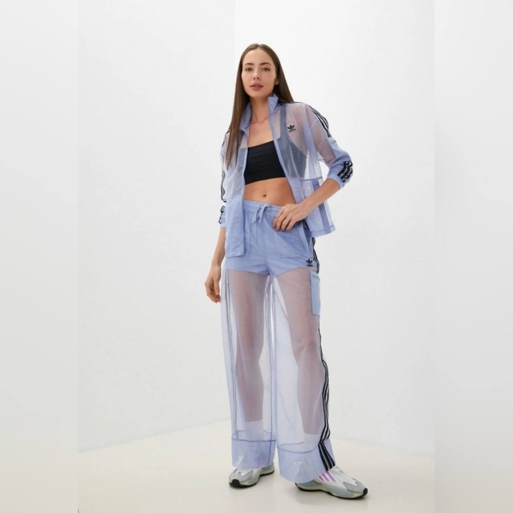 Adidas Originals Mesh 2Pc Set (Jacket+Pants) Chalk Blue GP2161 GP2162